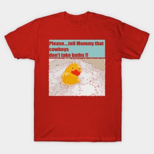 Funny Rubber Duck Bath Tub For A Duck Lover T-Shirt